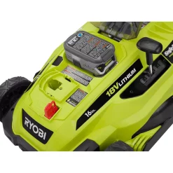 Promo 🔥 Lawn Mowers RYOBI 16 In. ONE+ 18-Volt Lithium-Ion Cordless Battery Walk Behind Push Lawn Mower Two 4.0Ah Batteries/Charger Included ❤️ -Outdoors Sales unnamed file 1056