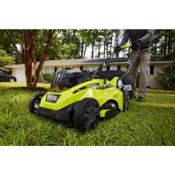 Promo 🔥 Lawn Mowers RYOBI 16 In. ONE+ 18-Volt Lithium-Ion Cordless Battery Walk Behind Push Lawn Mower Two 4.0Ah Batteries/Charger Included ❤️ -Outdoors Sales unnamed file 1058