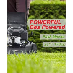 Cheapest 🌟 Lawn Mowers PowerSmart 22 In. 3-in-1 170 Cc Gas Self Propelled Walk Behind Lawn Mower 😉 -Outdoors Sales unnamed file 1063