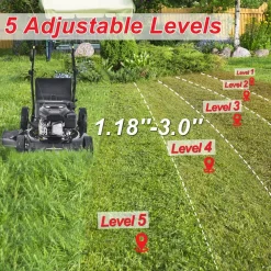 Cheapest 🌟 Lawn Mowers PowerSmart 22 In. 3-in-1 170 Cc Gas Self Propelled Walk Behind Lawn Mower 😉 -Outdoors Sales unnamed file 1064