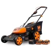 Deals 😍 Lawn Mowers WEN 19 In. 40-Volt Max Lithium-Ion Cordless Battery 3-in-1 Walk Behind Push Lawn Mower – Two Batteries/Charger Included ⌛