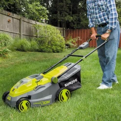 Best Pirce 🧨 Lawn Mowers Sun Joe 16 In. 40-Volt Cordless Battery Walk Behind Push Mower Kit With 4.0 Ah Battery + Charger 👏 -Outdoors Sales unnamed file 1334
