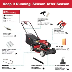Flash Sale 🎁 Lawn Mowers Troy-Bilt 21 In. 159 Cc Gas Walk Behind Self Propelled Lawn Mower With Check Don’t Change Oil, 3-in-1 TriAction Cutting System 🤩 -Outdoors Sales unnamed file 1337