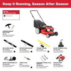 Discount 😉 Lawn Mowers Troy-Bilt 21 In. 140 Cc 550ex Series Briggs & Stratton Gas Walk Behind Push Mower With 2-in-1 Cutting TriAction Cutting System 🌟 -Outdoors Sales unnamed file 1412
