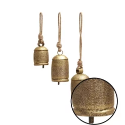 Outlet π― Outdoor Decor LITTON LANE Gold Brass Iron Bells With Rope Hangers (Set Of 3) π― 9 Outlet π― Outdoor Decor LITTON LANE Gold Brass Iron Bells With Rope Hangers (Set Of 3) π― -Outdoors Sales unnamed file 144