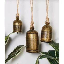 Outlet π― Outdoor Decor LITTON LANE Gold Brass Iron Bells With Rope Hangers (Set Of 3) π― 11 Outlet π― Outdoor Decor LITTON LANE Gold Brass Iron Bells With Rope Hangers (Set Of 3) π― -Outdoors Sales unnamed file 146