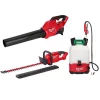 Budget 🧨 Leaf Blowers Milwaukee M18 FUEL 120 MPH 450 CFM 18-Volt Lithium-Ion Brushless Cordless Handheld Blower/Hedge Trimmer And Sprayer Kit 😉