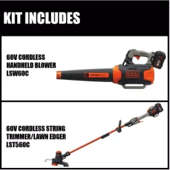 Outlet 🛒 Leaf Blowers BLACK+DECKER 100 MPH 400 CFM 60V MAX Cordless Handheld Leaf Blower With Bonus 2-in-1 String Grass Trimmer/Lawn Edger Included 👍 -Outdoors Sales unnamed file 1745