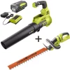 Discount 💯 Leaf Blowers RYOBI 110 MPH 525 CFM 40-Volt Li-Ion Cordless Jet Fan Leaf Blower And 24 In Hedge Trimmer 4.0 Ah Battery And Charger Included 🥰 -Outdoors Sales unnamed file 2077