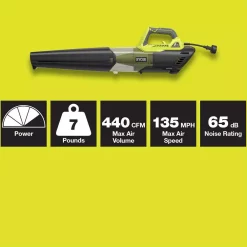 Deals 👏 Leaf Blowers RYOBI 135 MPH 440 CFM 8 Amp Corded Electric Jet Fan Blower 👍 -Outdoors Sales unnamed file 2196