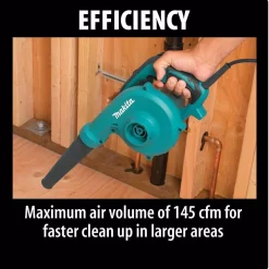 Discount 💯 Leaf Blowers Makita 203 MPH 145 CFM 6.8 Amp Electric Blower 🎉 -Outdoors Sales unnamed file 2290