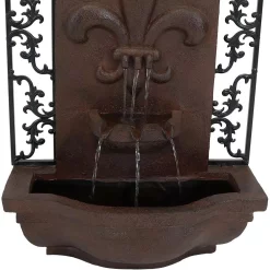 Buy π Outdoor Decor Sunnydaze Decor French Lily Resin Iron Solar Outdoor Wall Fountain π― 11 Buy π Outdoor Decor Sunnydaze Decor French Lily Resin Iron Solar Outdoor Wall Fountain π― -Outdoors Sales unnamed file 275