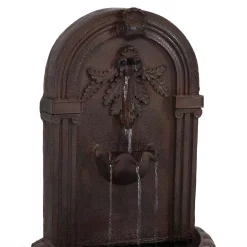 New 🛒 Outdoor Decor Sunnydaze Decor Florence Iron Electric Powered Wall Fountain 🎁 -Outdoors Sales unnamed file 302