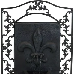 Brand new 🎉 Outdoor Decor Sunnydaze Decor French Lily Lead Electric Powered Outdoor Wall Fountain 🥰 -Outdoors Sales unnamed file 383