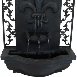 Brand new 🎉 Outdoor Decor Sunnydaze Decor French Lily Lead Electric Powered Outdoor Wall Fountain 🥰 -Outdoors Sales unnamed file 384