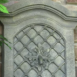 New 👍 Outdoor Decor Sunnydaze Decor Rosette Leaf French Limestone Electric Powered Outdoor Wall Fountain 😀 -Outdoors Sales unnamed file 388