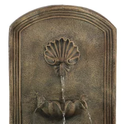 Budget 💯 Outdoor Decor Sunnydaze Decor Seaside Florentine Stone Electric Powered Outdoor Wall Fountain ❤️ -Outdoors Sales unnamed file 440