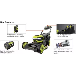 Flash Sale 🧨 Lawn Mowers RYOBI 21 In. 40-Volt Lithium-Ion Brushless Cordless Walk Behind Self-Propelled Mower With 7.5 Ah Battery/Charger Included 🛒 -Outdoors Sales unnamed file 591