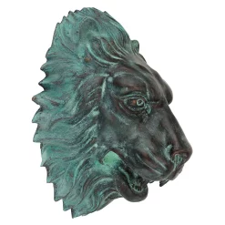 Promo 😉 Outdoor Decor Design Toscano 13 In. H Florentine Lion Head Bronze Wall Fountain 🥰 -Outdoors Sales unnamed file 60