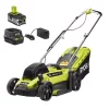 Wholesale 👏 Lawn Mowers RYOBI 13 In. ONE+ 18-Volt Lithium-Ion Cordless Battery Walk Behind Push Lawn Mower – 4.0 Ah Battery/Charger Included 👏