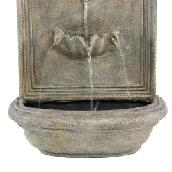 Discount 💯 Outdoor Decor Sunnydaze Decor Seaside Resin French Limestone Solar Outdoor Wall Fountain With Battery Backup 😍 -Outdoors Sales unnamed file 76