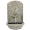 Outlet 👏 Outdoor Decor Sunnydaze Decor Seaside French Limestone Electric Powered Outdoor Wall Fountain 👍