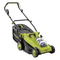 Buy 👏 Lawn Mowers Sun Joe 17 In. 48-Volt ION+ Cordless Electric Walk Behind Push Lawn Mower Kit With 2 X 4.0 Ah Batteries Plus Charger 🛒 -Outdoors Sales unnamed file 975