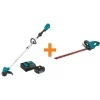 Flash Sale ✨ Trimmers Makita 18-Volt LXT Lithium-Ion Brushless String Trimmer Kit With Bonus 22 In. 18-Volt LXT Lithium-Ion Cordless Hedge Trimmer ⭐