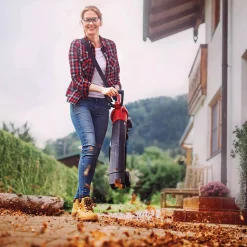 Flash Sale 🔔 Leaf Blowers Einhell PXC 36-Volt Cordless 130-MPH 430-CFM Brushless Leaf Vacuum / Blower, W/ Debris Bag (Tool Only) 🔥 -Outdoors Sales unnamed file 110