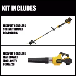 Discount ✔️ Trimmers DEWALT 15 In. 60V MAX Cordless FLEXVOLT Brushless String Grass Trimmer With Bonus 125 MPH 600 CFM Blower (Tool Only) ⭐ -Outdoors Sales unnamed file 1128
