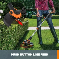 New 😀 Trimmers Worx POWER SHARE 20-Volt 12-in Cordless Grass Trimmer/Edger, Wheeled Edging, Command Feed (Bare Tool) 🧨 -Outdoors Sales unnamed file 1454