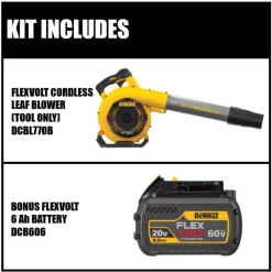 Promo 🥰 Leaf Blowers DEWALT 129 MPH 423 CFM 60V MAX Cordless FLEXVOLT Handheld Leaf Blower (Tool Only) With Bonus (1) FLEXVOLT 60V 3.0Ah Battery ⌛ -Outdoors Sales unnamed file 149
