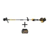 Best deal 👏 Trimmers DEWALT 15 In. 60V MAX Lithium Ion Cordless FLEXVOLT Brushless String Grass Trimmer W/ (2) 3.0Ah Batteries And Charger Included ❤️