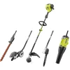 Budget ✔️ Trimmers RYOBI 25 Cc Gas 2-Cycle Attachment Capable Full Crank Straight Shaft String Trimmer And Ultimate Attachment Kit ✔️