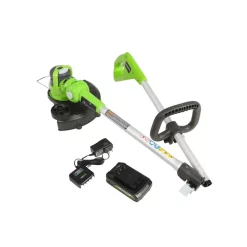 Buy 🤩 Trimmers Greenworks 12 In. 24-Volt Battery Cordless String Trimmer With 2.0 Ah USB Battery And Charger Included ST24B215 🔔 -Outdoors Sales unnamed file 1844