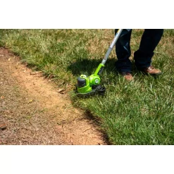 Buy 🤩 Trimmers Greenworks 12 In. 24-Volt Battery Cordless String Trimmer With 2.0 Ah USB Battery And Charger Included ST24B215 🔔 -Outdoors Sales unnamed file 1845