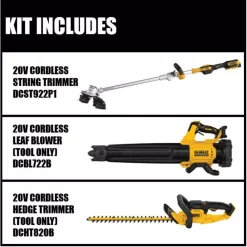 Best Sale 🔥 Trimmers DEWALT 14 In. 20V MAX Brushless Cordless String Trimmer With Bonus 20V Blower (Tool Only) And 20V Hedge Trimmer (Tool Only) 🤩 -Outdoors Sales unnamed file 1999