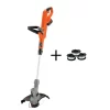 Wholesale 🤩 Trimmers BLACK+DECKER 12 In. 20V MAX Lithium-Ion Cordless 2-in-1 String Grass Trimmer/Lawn Edger With Bonus 3-Pack Of Spools Included ❤️