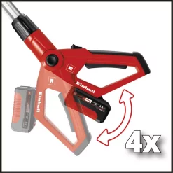 Best Pirce 👏 Trimmers Einhell PXC 18-Volt Cordless 18 In. Telescoping Pole Hedge Trimmer, W/ 0.5 In. Cutting Diameter (Tool Only) 👏 -Outdoors Sales unnamed file 2431
