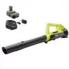 Buy 🥰 Leaf Blowers RYOBI Reconditioned ONE+ 90 MPH 200 CFM 18-Volt Lithium-Ion Cordless Leaf Blower – 2.0 Ah Battery And Charger Included ⌛