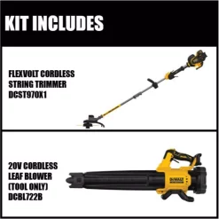 Best Sale 👏 Trimmers DEWALT 15 In. 60V MAX Cordless FLEXVOLT Brushless String Grass Trimmer With Bonus Bare Cordless Handheld Blower Included 🌟 -Outdoors Sales unnamed file 2715