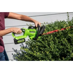 Best reviews of 🌟 Trimmers Greenworks 22 In. 24-Volt Battery Cordless Hedge Trimmer, Battery Not Included HT24B04 😍 -Outdoors Sales unnamed file 2990