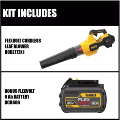 Deals 👍 Leaf Blowers DEWALT 125 MPH 600 CFM Flexvolt 60V MAX Lithium-Ion Cordless Axial Blower (Tool Only) With Bonus (1) FLEXVOLT 60V 3.0Ah Battery 🥰 -Outdoors Sales unnamed file 311