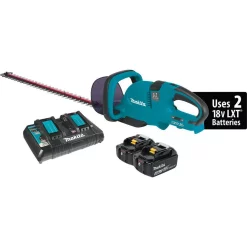Brand new 🛒 Trimmers Makita 18-Volt X2 (36-Volt) LXT Lithium-Ion Cordless Hedge Trimmer Kit With Two 5.0 Ah Batteries And Charger 🎁 -Outdoors Sales unnamed file 3245