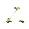 Deals ❤️ Trimmers Greenworks 11 In. 24-Volt Battery Cordless TORQDRIVE String Trimmer With 2.0 Ah USB Battery And Charger Included ST24B214 😍 -Outdoors Sales unnamed file 3252