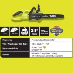 Best reviews of 🎁 Trimmers RYOBI 40-Volt Lithium-Ion Cordless Attachment Capable String Trimmer And Brushless Chainsaw W/4.0Ah Battery & Charger Included 🥰 -Outdoors Sales unnamed file 3308