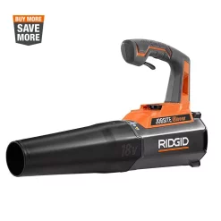 Best Pirce 🔔 Leaf Blowers RIDGID 18-Volt Cordless 105 MPH Jobsite Handheld Blower (Tool Only) 😍