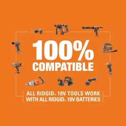 Best Pirce 🔔 Leaf Blowers RIDGID 18-Volt Cordless 105 MPH Jobsite Handheld Blower (Tool Only) 😍 -Outdoors Sales unnamed file 345