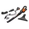 Budget 🧨 Leaf Blowers Worx POWER SHARE 20-Volt 120 MPH 80 CFM Cordless Battery Leaf Blower / Sweeper (2Ah Battery, Charger & Accessories Included) 🎁