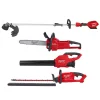 Brand new ⌛ Trimmers Milwaukee M18 FUEL 18-Volt Lithium-Ion Cordless Brushless String Grass Trimmer, Blower, Hedge Trimmer And Chainsaw Combo Kit 🔔 -Outdoors Sales unnamed file 888